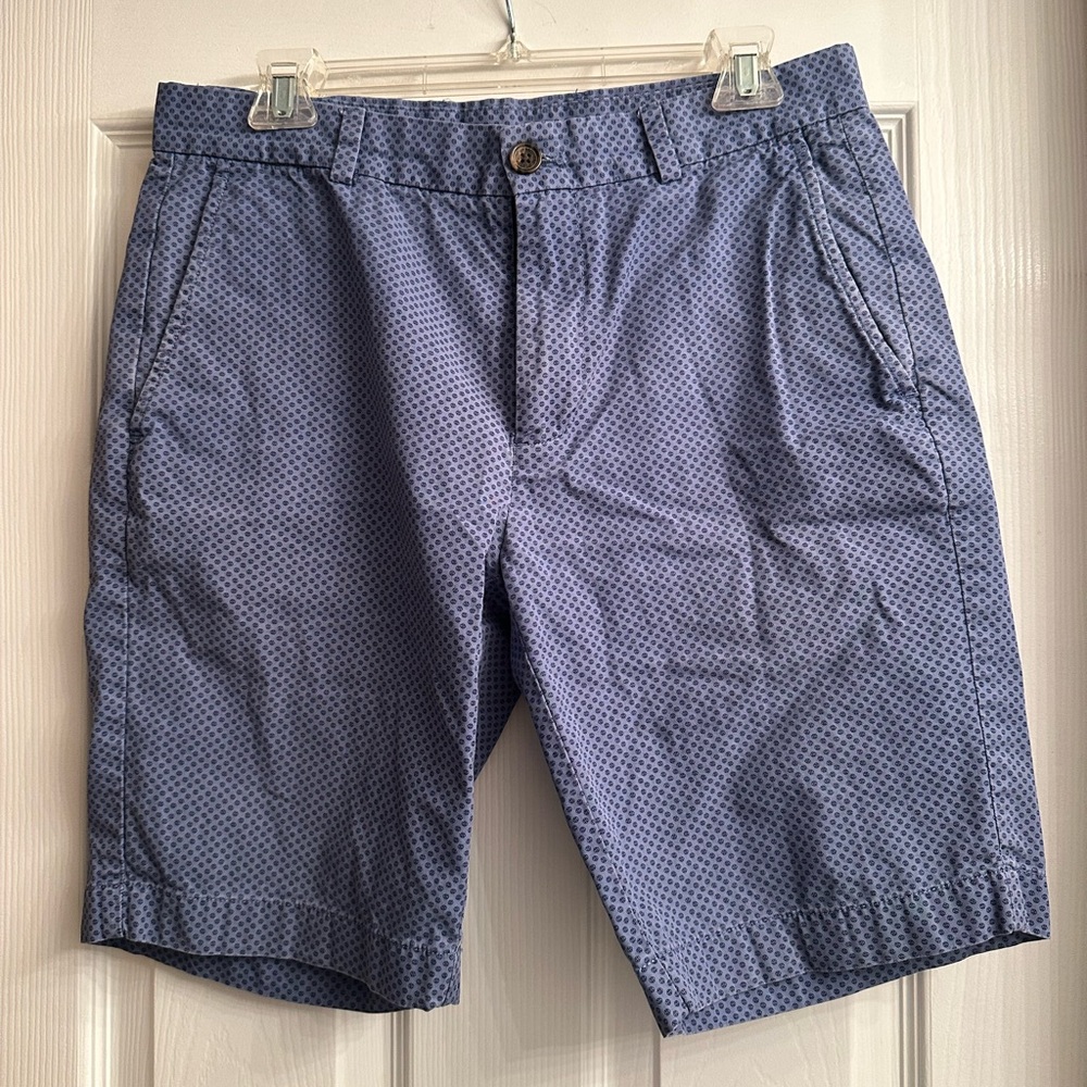 Brooks Brothers Navy Patterned Men's Shorts